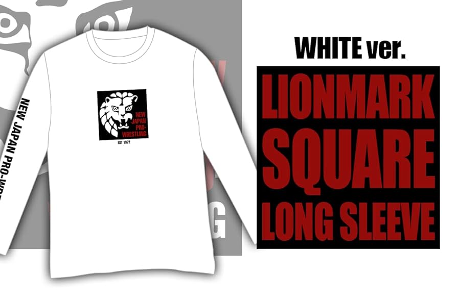 Amazon.co.jp: 新日本プロレスリング Tシャツ 長袖 ライオン